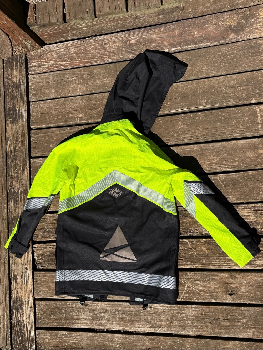 Adult High-Visibility GoreTex Fire Resistant Hooded Safety Jacket/Pant Over Suit